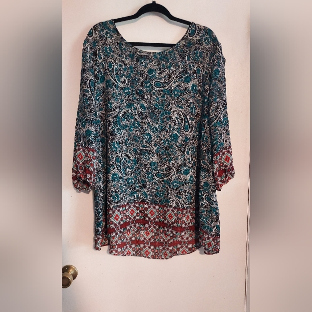 Cato Size 22/24 Paisely Blouse